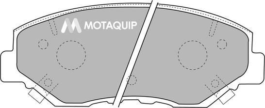 Motaquip LVXL1150 - Комплект спирачно феродо, дискови спирачки vvparts.bg