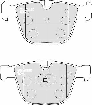 Motaquip LVXL1169 - Комплект спирачно феродо, дискови спирачки vvparts.bg