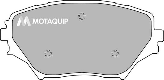 Motaquip LVXL1109 - Комплект спирачно феродо, дискови спирачки vvparts.bg