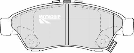 Motaquip LVXL1102 - Комплект спирачно феродо, дискови спирачки vvparts.bg