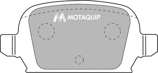 Motaquip LVXL1114 - Комплект спирачно феродо, дискови спирачки vvparts.bg