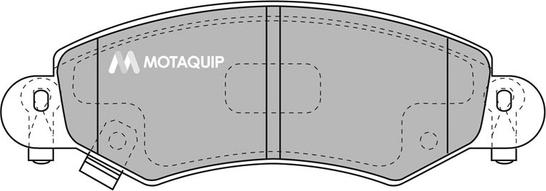 Motaquip LVXL1112 - Комплект спирачно феродо, дискови спирачки vvparts.bg