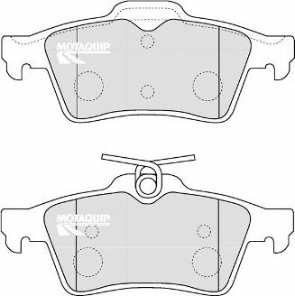 Hi-Q SP2091A - Комплект спирачно феродо, дискови спирачки vvparts.bg