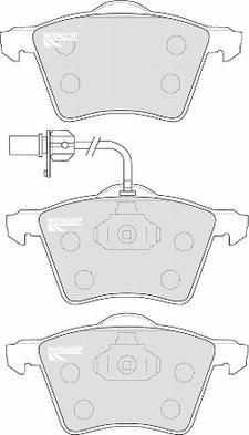 Motaquip LVXL1130 - Комплект спирачно феродо, дискови спирачки vvparts.bg