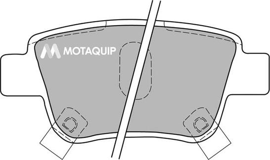 Motaquip LVXL1137 - Комплект спирачно феродо, дискови спирачки vvparts.bg