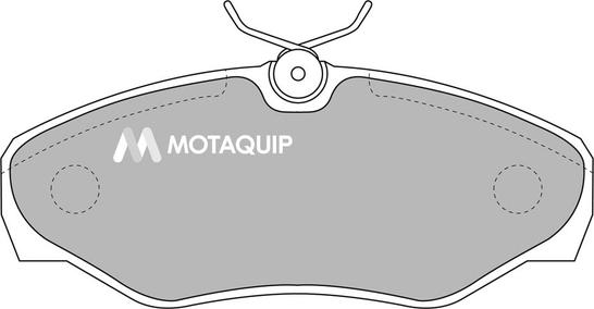 Motaquip LVXL1122 - Комплект спирачно феродо, дискови спирачки vvparts.bg