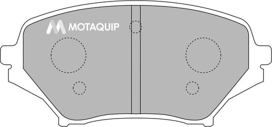 Motaquip LVXL1173 - Комплект спирачно феродо, дискови спирачки vvparts.bg