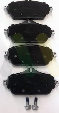 Motaquip LVXL1884 - Комплект спирачно феродо, дискови спирачки vvparts.bg