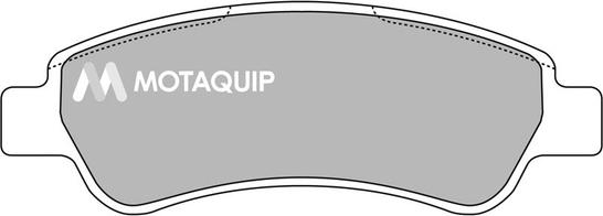 Motaquip LVXL1341 - Комплект спирачно феродо, дискови спирачки vvparts.bg
