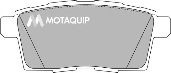 Motaquip LVXL1358 - Комплект спирачно феродо, дискови спирачки vvparts.bg