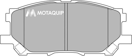 Motaquip LVXL1366 - Комплект спирачно феродо, дискови спирачки vvparts.bg