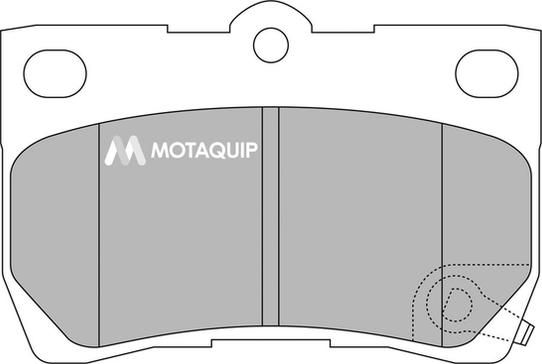 Motaquip LVXL1361 - Комплект спирачно феродо, дискови спирачки vvparts.bg