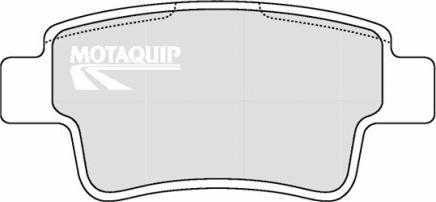 Motaquip LVXL1309 - Комплект спирачно феродо, дискови спирачки vvparts.bg
