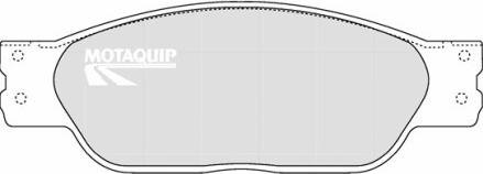 Motaquip LVXL1316 - Комплект спирачно феродо, дискови спирачки vvparts.bg