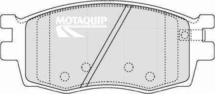 Motaquip LVXL1311 - Комплект спирачно феродо, дискови спирачки vvparts.bg