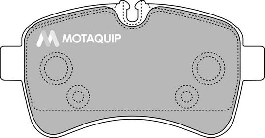 Motaquip LVXL1379 - Комплект спирачно феродо, дискови спирачки vvparts.bg