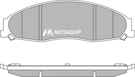 Motaquip LVXL1376 - Комплект спирачно феродо, дискови спирачки vvparts.bg