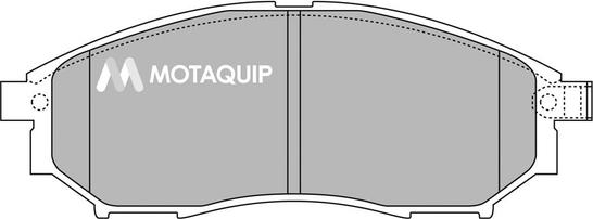 Motaquip LVXL1371 - Комплект спирачно феродо, дискови спирачки vvparts.bg