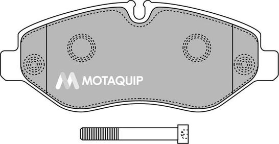 Motaquip LVXL1378 - Комплект спирачно феродо, дискови спирачки vvparts.bg