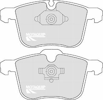 Motaquip LVXL1252 - Комплект спирачно феродо, дискови спирачки vvparts.bg