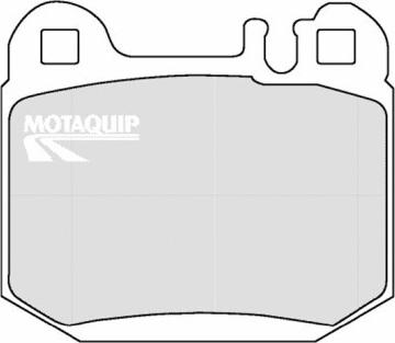 Motaquip LVXL1214 - Комплект спирачно феродо, дискови спирачки vvparts.bg