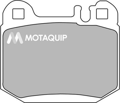 Motaquip LVXL1214 - Комплект спирачно феродо, дискови спирачки vvparts.bg