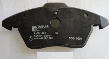 Motaquip LVXL1231 - Комплект спирачно феродо, дискови спирачки vvparts.bg