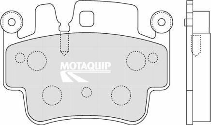 Motaquip LVXL1228 - Комплект спирачно феродо, дискови спирачки vvparts.bg