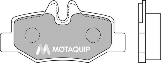 Motaquip LVXL1270 - Комплект спирачно феродо, дискови спирачки vvparts.bg