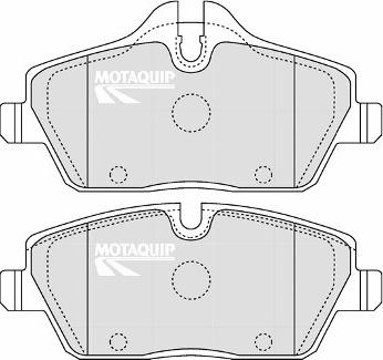 Motaquip LVXL1277 - Комплект спирачно феродо, дискови спирачки vvparts.bg