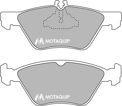 Motaquip LVXL179 - Комплект спирачно феродо, дискови спирачки vvparts.bg