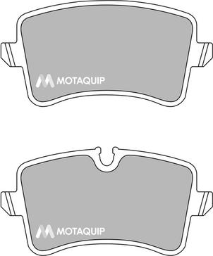 Motaquip LVXL1707 - Комплект спирачно феродо, дискови спирачки vvparts.bg