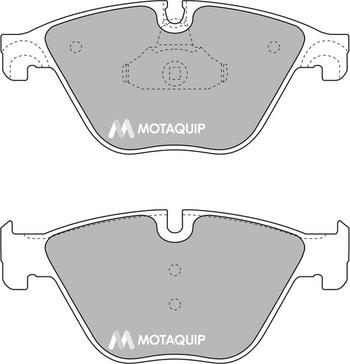 Motaquip LVXL1716 - Комплект спирачно феродо, дискови спирачки vvparts.bg