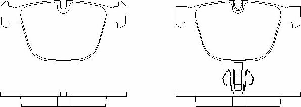 Motaquip LVXL1717 - Комплект спирачно феродо, дискови спирачки vvparts.bg