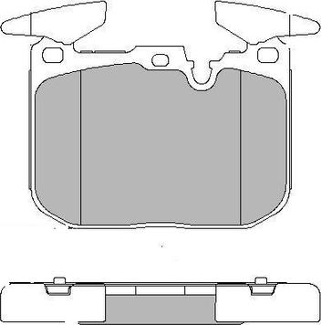 Motaquip LVXL1733 - Комплект спирачно феродо, дискови спирачки vvparts.bg