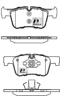 Motaquip LVXL1729 - Комплект спирачно феродо, дискови спирачки vvparts.bg