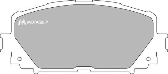 Motaquip LVXL1726 - Комплект спирачно феродо, дискови спирачки vvparts.bg