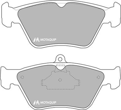 Motaquip LVXL899 - Комплект спирачно феродо, дискови спирачки vvparts.bg