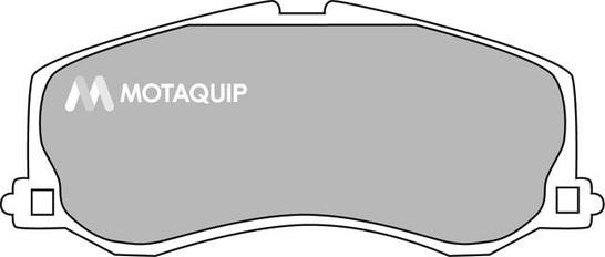 Motaquip LVXL896 - Комплект спирачно феродо, дискови спирачки vvparts.bg
