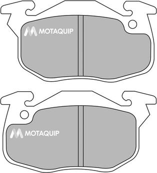 Motaquip LVXL864 - Комплект спирачно феродо, дискови спирачки vvparts.bg