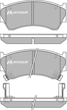 Motaquip LVXL885 - Комплект спирачно феродо, дискови спирачки vvparts.bg