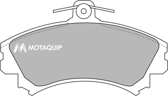 Motaquip LVXL883 - Комплект спирачно феродо, дискови спирачки vvparts.bg