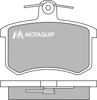 Motaquip LVXL394 - Комплект спирачно феродо, дискови спирачки vvparts.bg