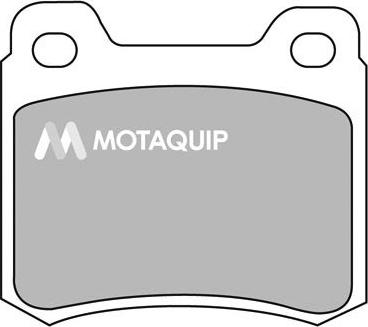 Motaquip LVXL344 - Комплект спирачно феродо, дискови спирачки vvparts.bg