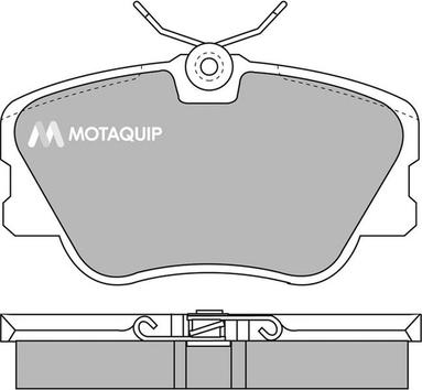 Motaquip LVXL363 - Комплект спирачно феродо, дискови спирачки vvparts.bg