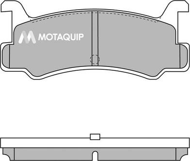 Motaquip LVXL384 - Комплект спирачно феродо, дискови спирачки vvparts.bg