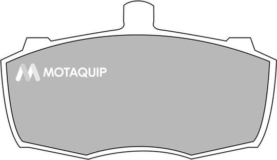 Motaquip LVXL381 - Комплект спирачно феродо, дискови спирачки vvparts.bg