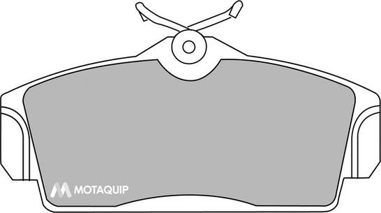 Motaquip LVXL339 - Комплект спирачно феродо, дискови спирачки vvparts.bg