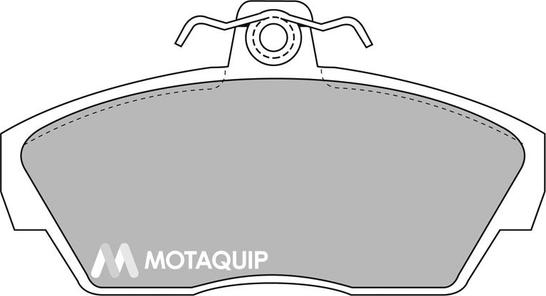 Motaquip LVXL256 - Комплект спирачно феродо, дискови спирачки vvparts.bg
