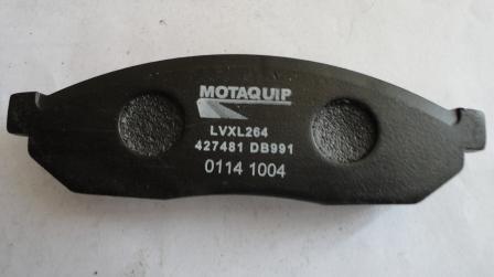 Motaquip LVXL264 - Комплект спирачно феродо, дискови спирачки vvparts.bg